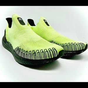 Size 14 Mens Shoes-adidas UltraBoost 20 Signal Green Black